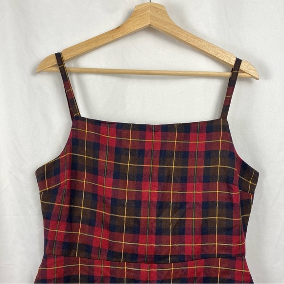 Nasty Gal Collection Women’s Plaid Mini Dress Size 8 - Picture 3 of 16